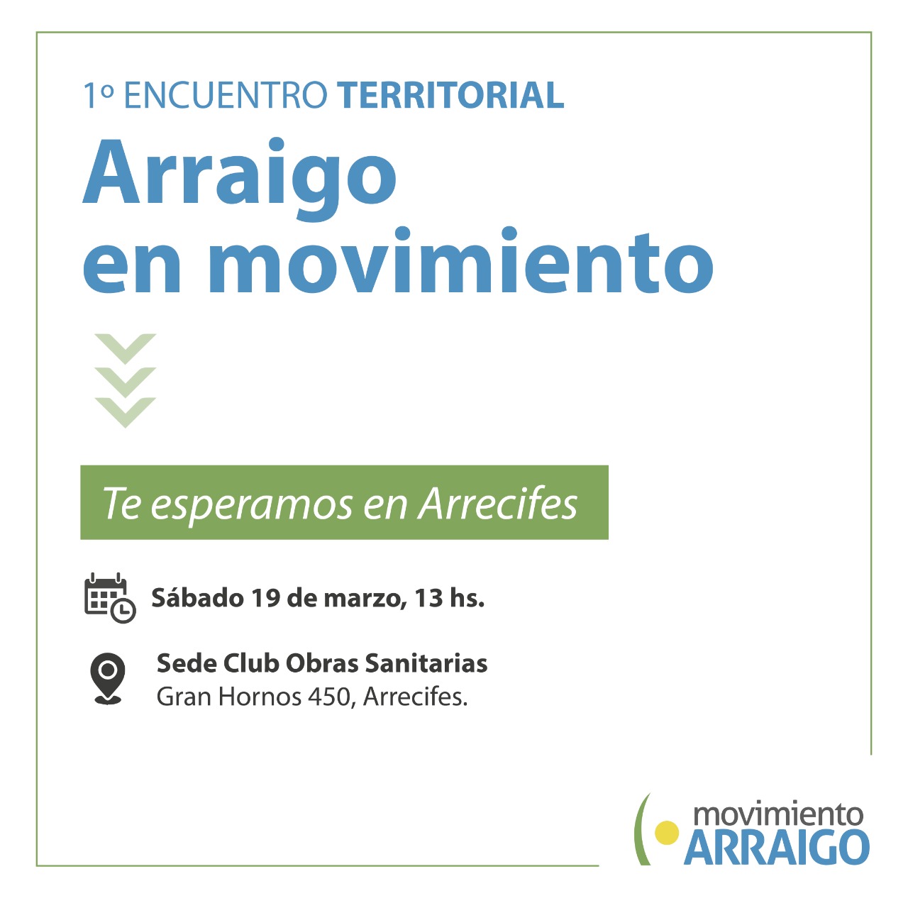 Encuentro Territorial Arraigo en Movimiento